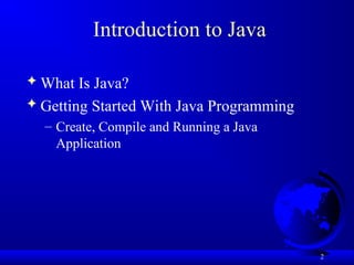 Getting Started with Java Programming and example | PPT