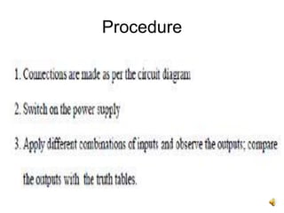 Procedure
 