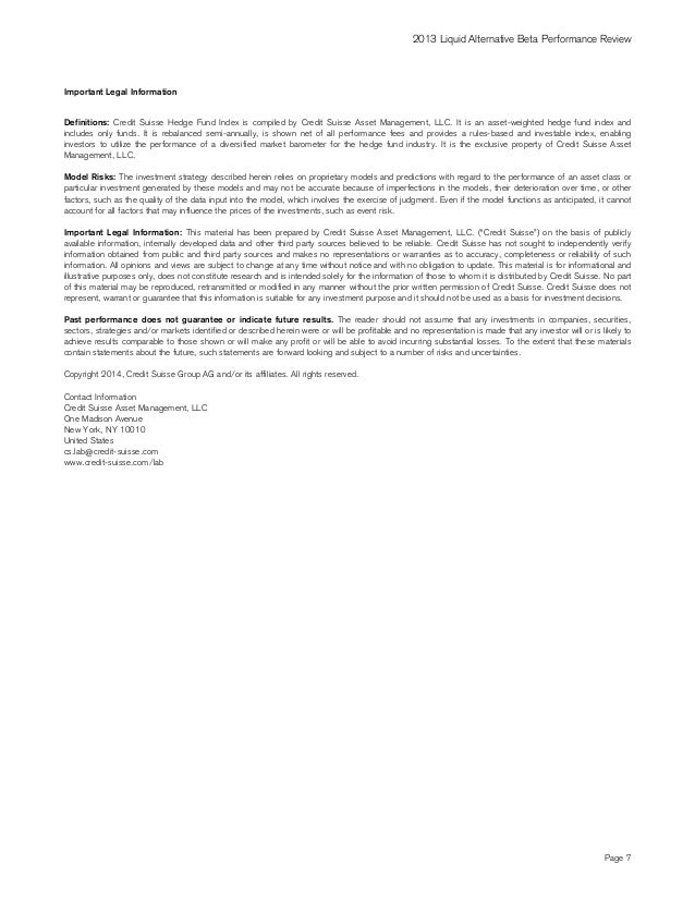 Alternative liquid trading strategies credit suisse