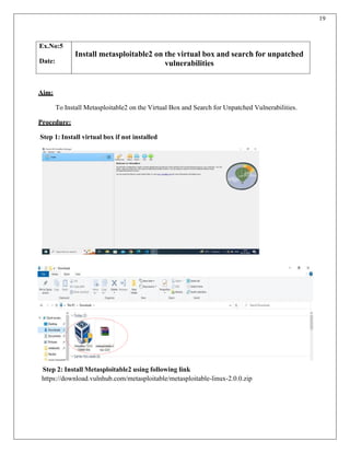 CRYPTOGRAPHY AND CYBER SECURITY LAB EXPERIMENTS | PDF