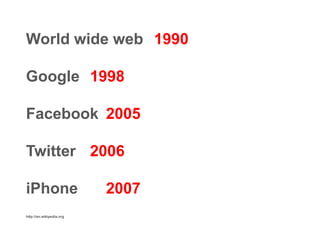 16 million adults in the UK don‟t have basic online
skills
90% of all jobs will require IT skills by 2015
8% of UK GDP for which the internet economy is accountable
66% of employers are dissatisfied with the digital skills
of their workforce
 