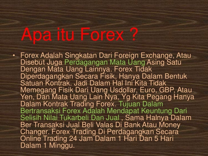 Forex yg terpercaya