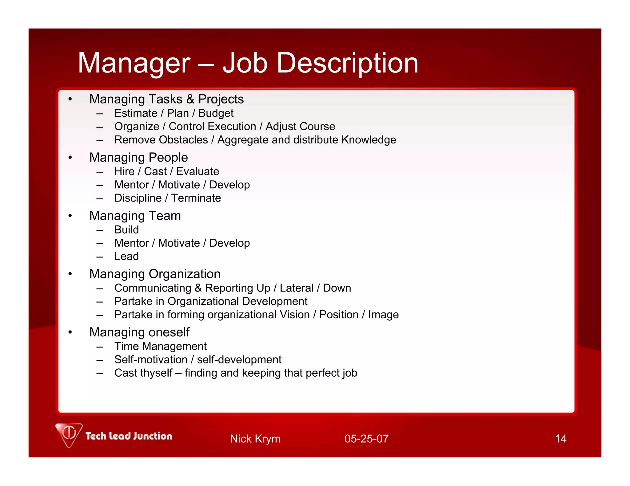 Common Sense Management - Introduction