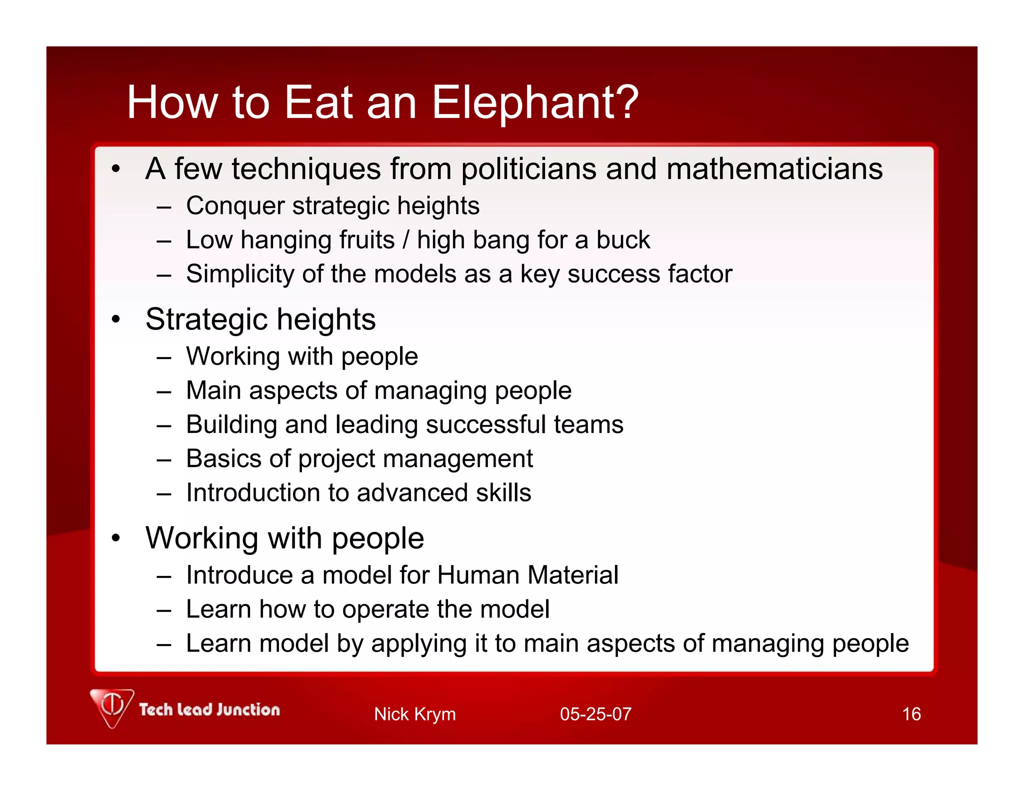 Common Sense Management - Introduction
