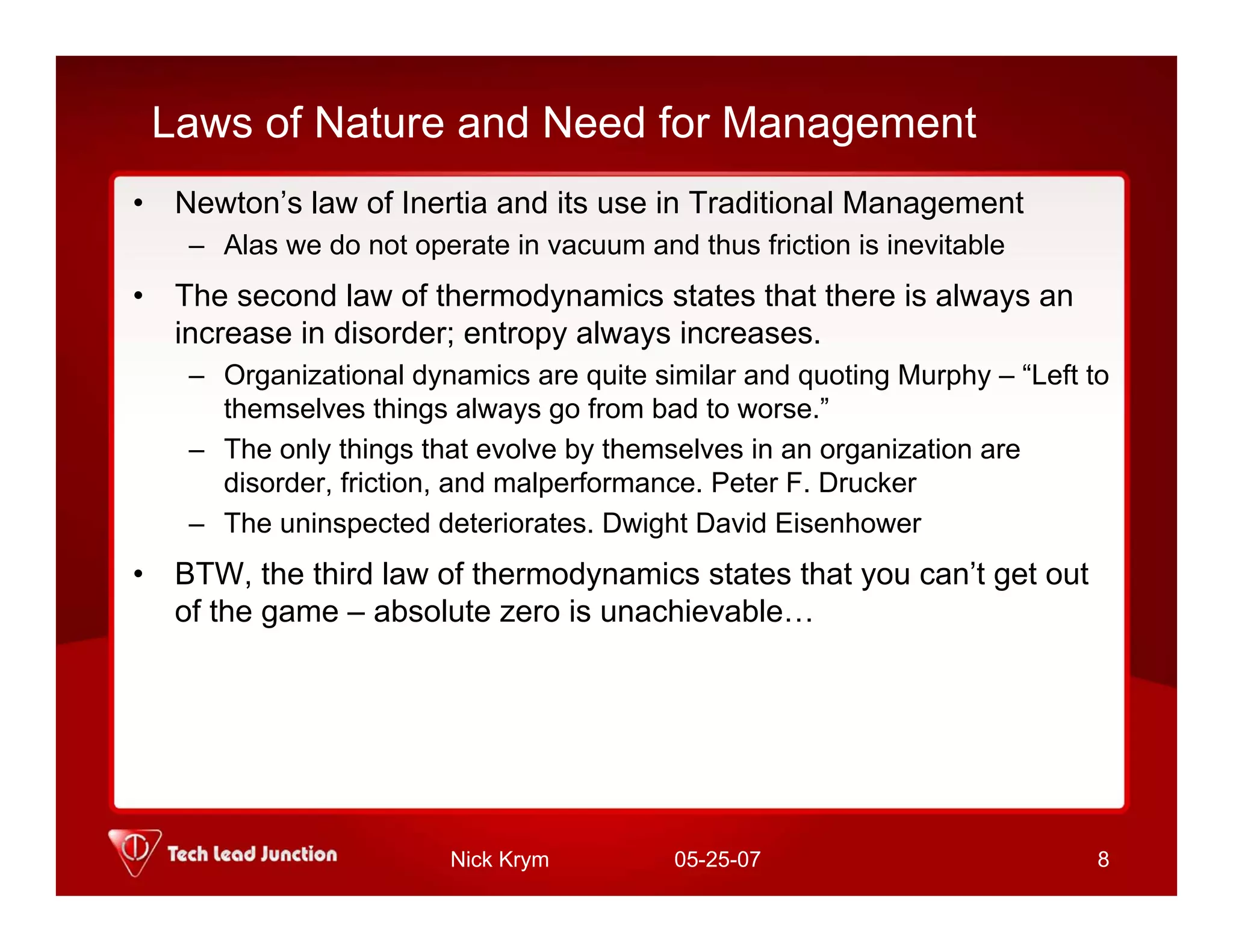 Common Sense Management - Introduction