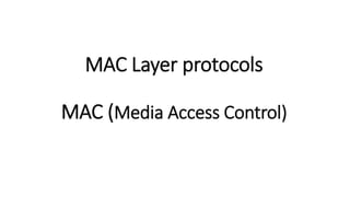 Csma cd and csma-ca | PPTX