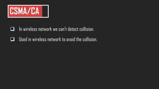 CSMA/CA | PPT
