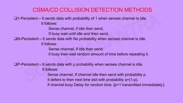 Carrier Sense Multiple Access With Collision Detection (CSMA/CD ...