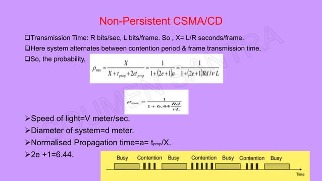 Carrier Sense Multiple Access With Collision Detection (CSMA/CD ...