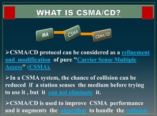 CSMA /CD PPT ON SLIDESHARE | PPT