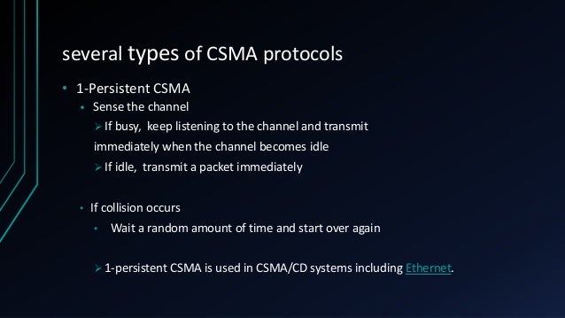 Csma protocols