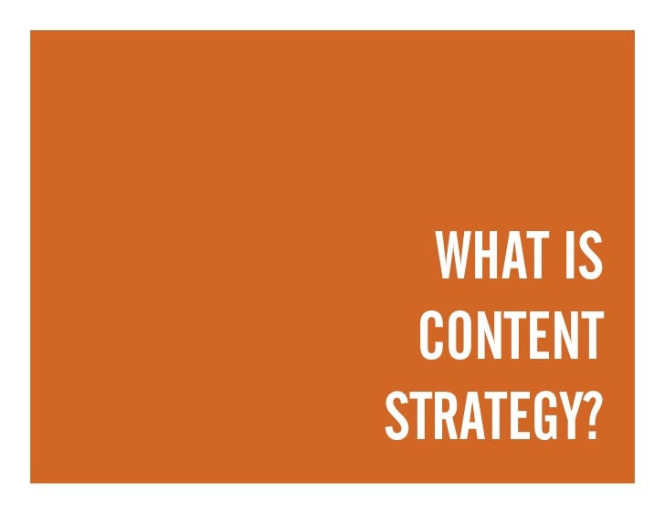 Content Strategy: The Future of Marketing