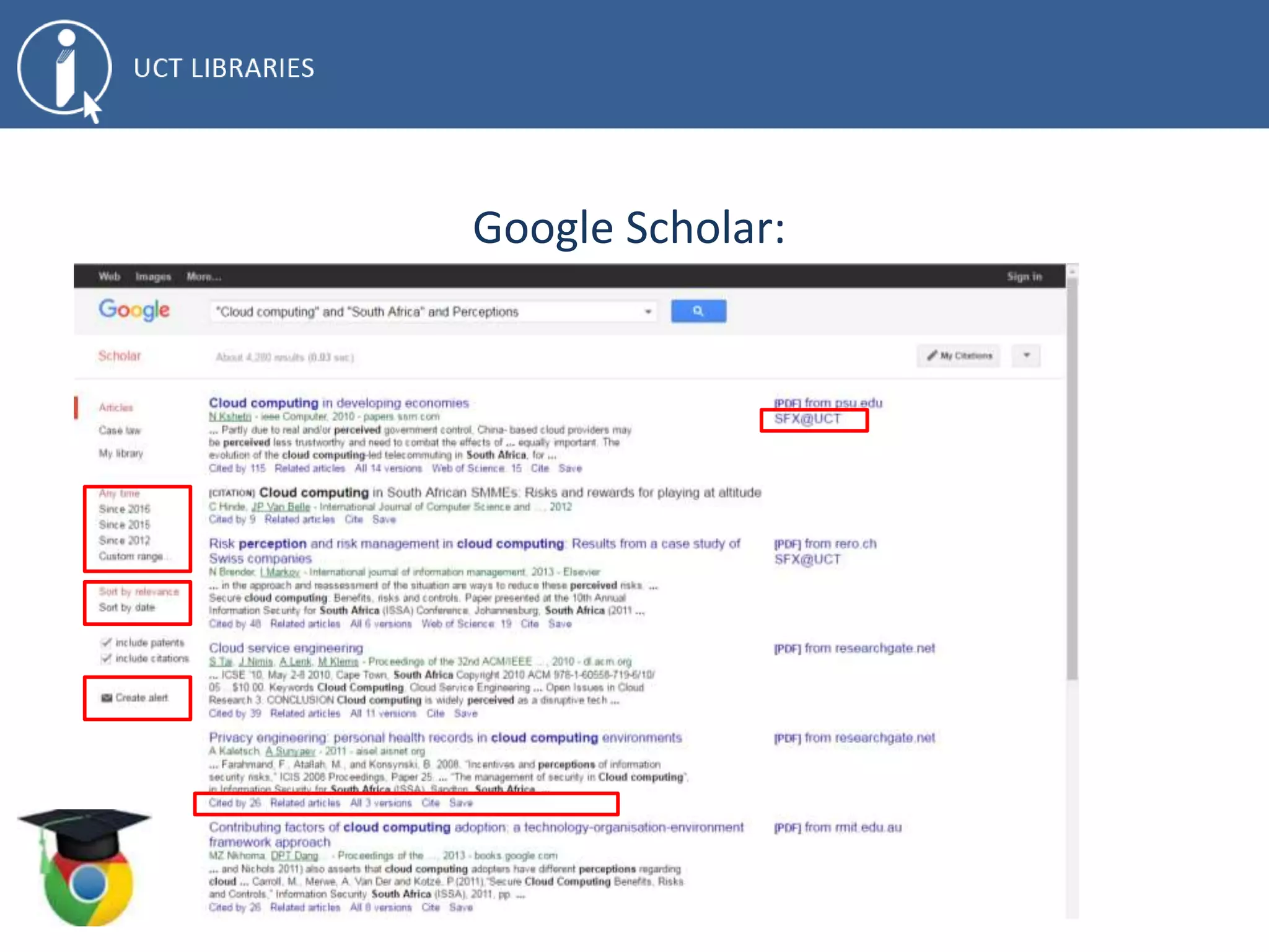 Google Scholar:
 