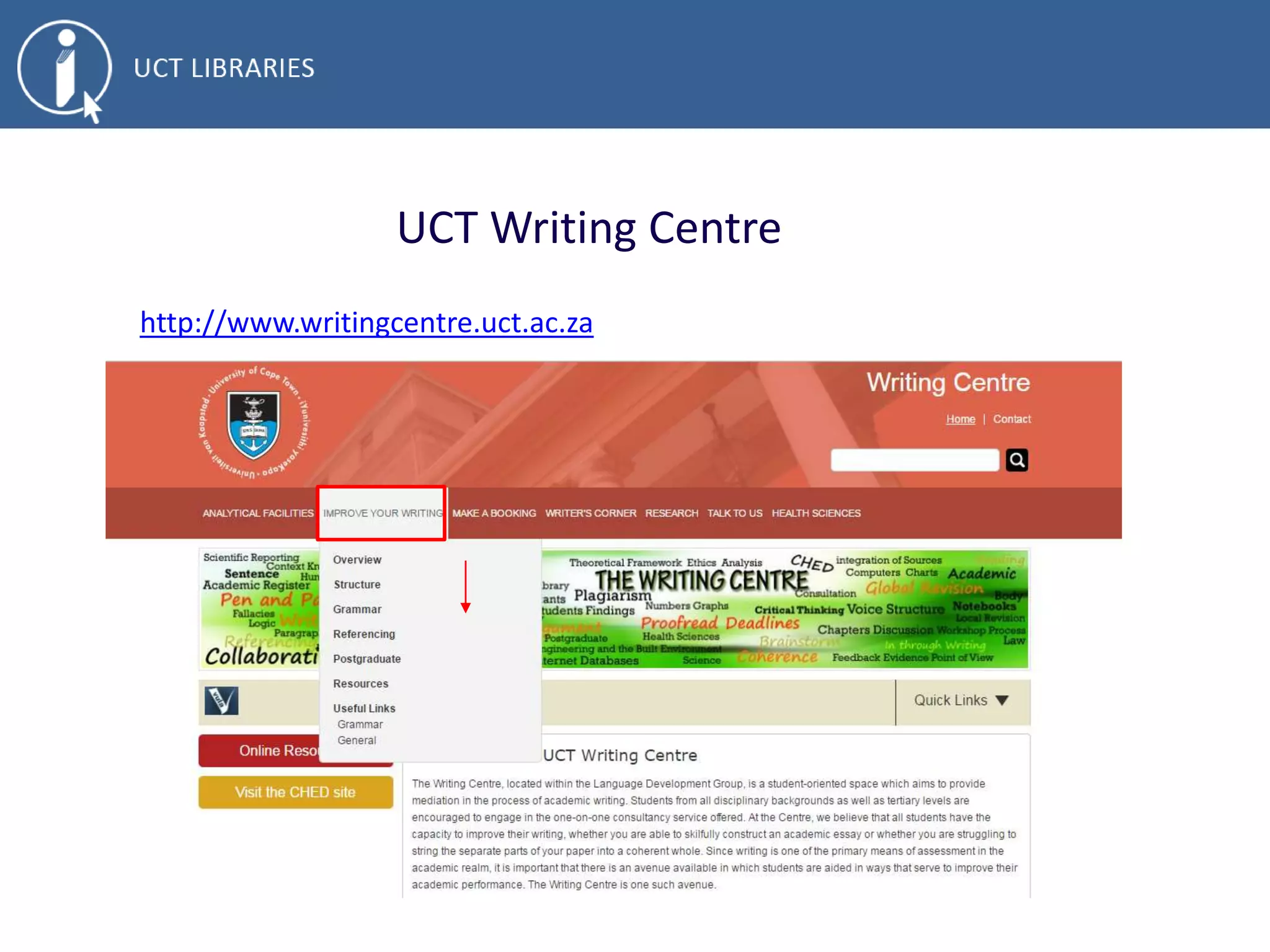 Accessing theses:
Open UCT – for all UCT theses.
National & International theses:
• ProQuest, Databases by
platform
• Search & Find, EDT (Electronic
Theses)
• Search for individual
Institutional Repositories or
Open DOAR
 