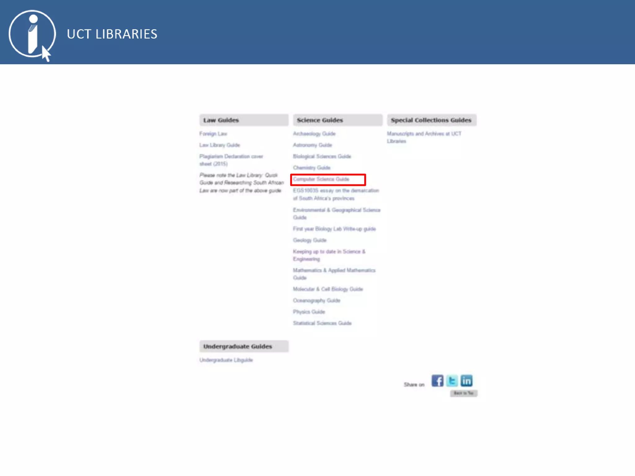 UCT Writing Centre
http://www.writingcentre.uct.ac.za
 