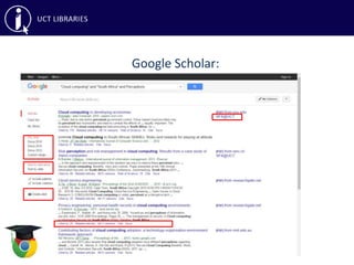 Google Scholar:
 