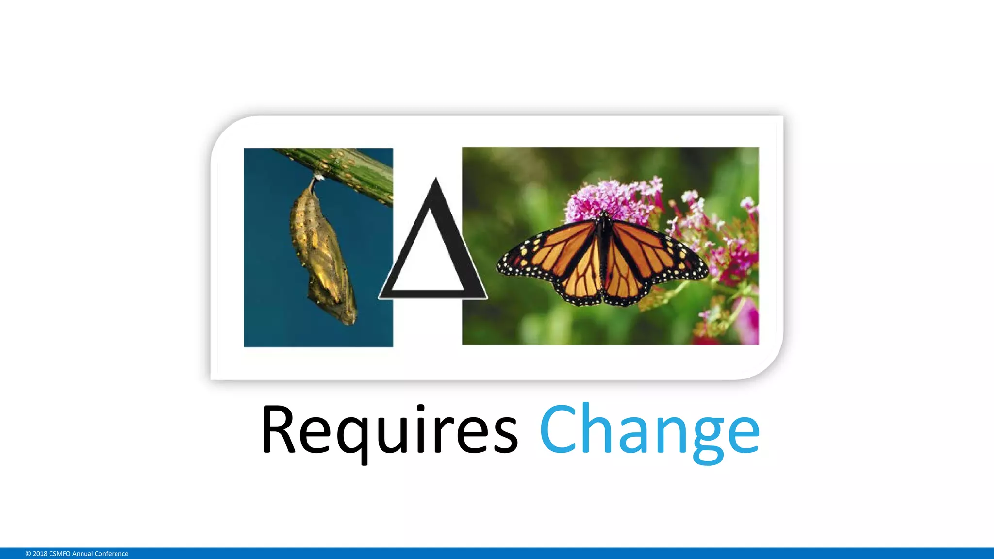 © 2018 CSMFO Annual Conference
Requires Change
 