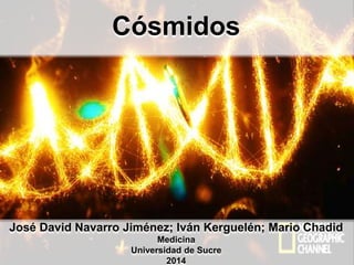 Cósmidos
José David Navarro Jiménez; Iván Kerguelén; Mario Chadid
Medicina
Universidad de Sucre
2014
 