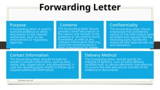 CSM Unit 2 Evidence Recovery Log, Mahazar, Forwarding and Authorisation ...