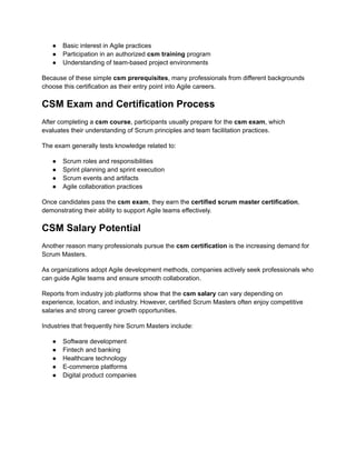 CSM vs PMP vs PMI ACP Which Certification Is Better for Your Career | PDF