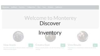 Discover 
Inventory 
 