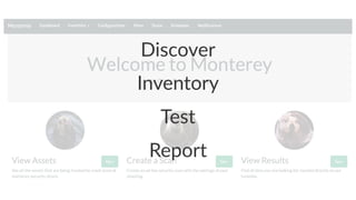 Discover 
Inventory 
Test 
Report 
 