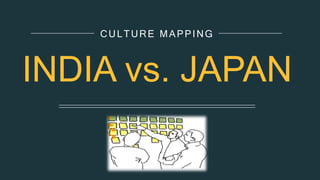 CULTURE MAPPING
INDIA vs. JAPAN
 