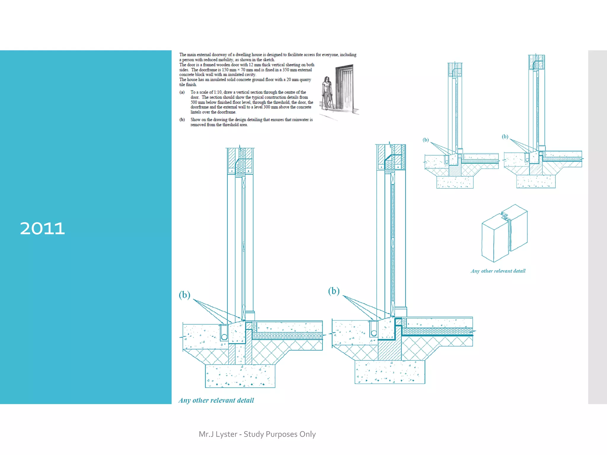 2011
Mr.J Lyster - Study Purposes Only
 