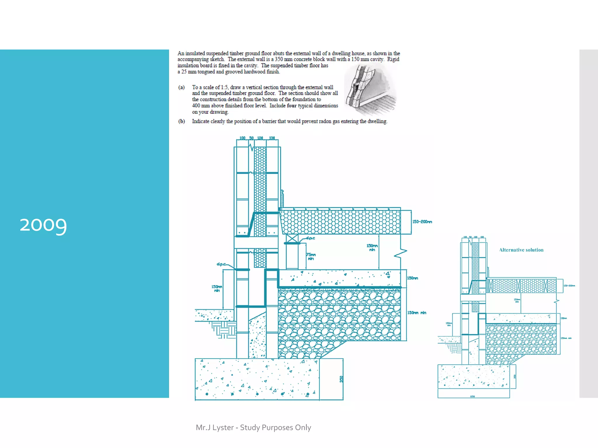 2009
Mr.J Lyster - Study Purposes Only
 