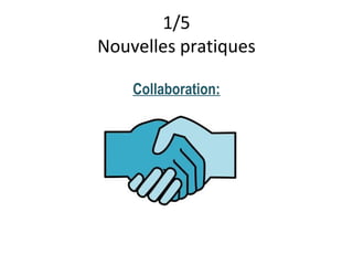 1/5
Nouvelles pratiques

    Collaboration:
 