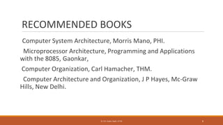 Comprehensive Overview of Computer System Organization and Architecture ...