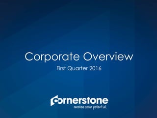 Csod investor deck q1 2016