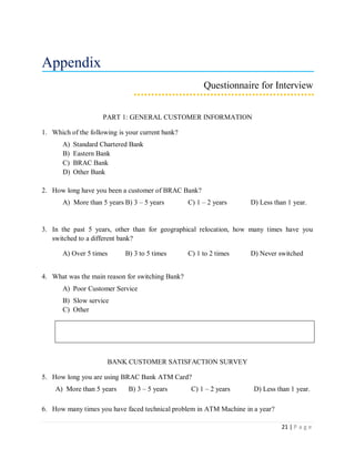 Cs of brac bank atm card holder | PDF