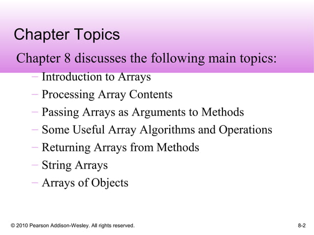 Cso gaddis java_chapter8 | PPT | Programming Languages | Computing