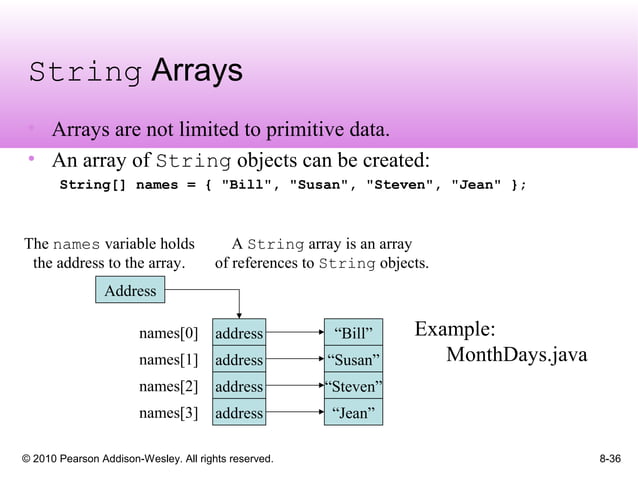 Cso gaddis java_chapter8 | PPT | Programming Languages | Computing
