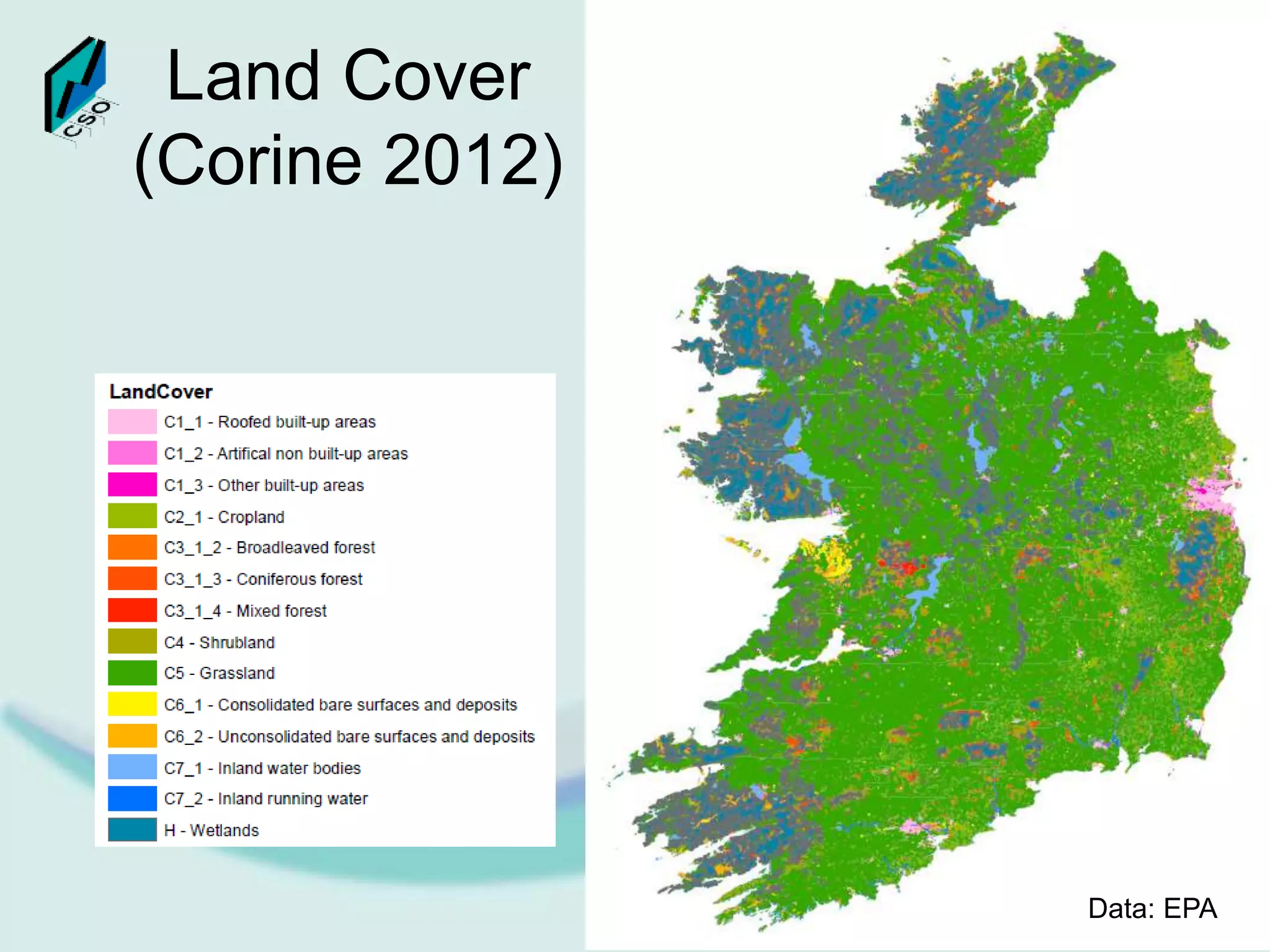 Land Cover
(Corine 2012)
www.cso.ie 5Data: EPA
 