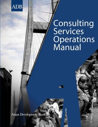 Consulting
Services
Operations
Manual
 