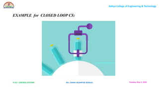 Introduction to control system( open loop & closed loop system) | PPTX