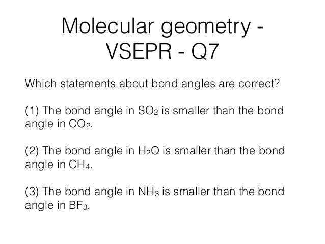 What is the value of the bond angles in bcl3?