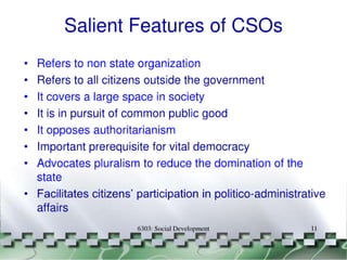 Civil Society Organisation