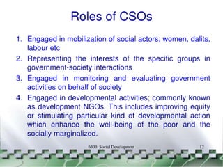 Civil Society Organisation