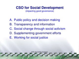 Civil Society Organisation