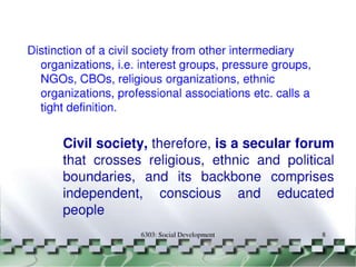 Civil Society Organisation
