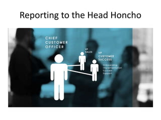 Reporting to the Head Honcho
 
