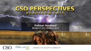 Pullman Auckland
MONDAY, 9TH MARCH 2015
 