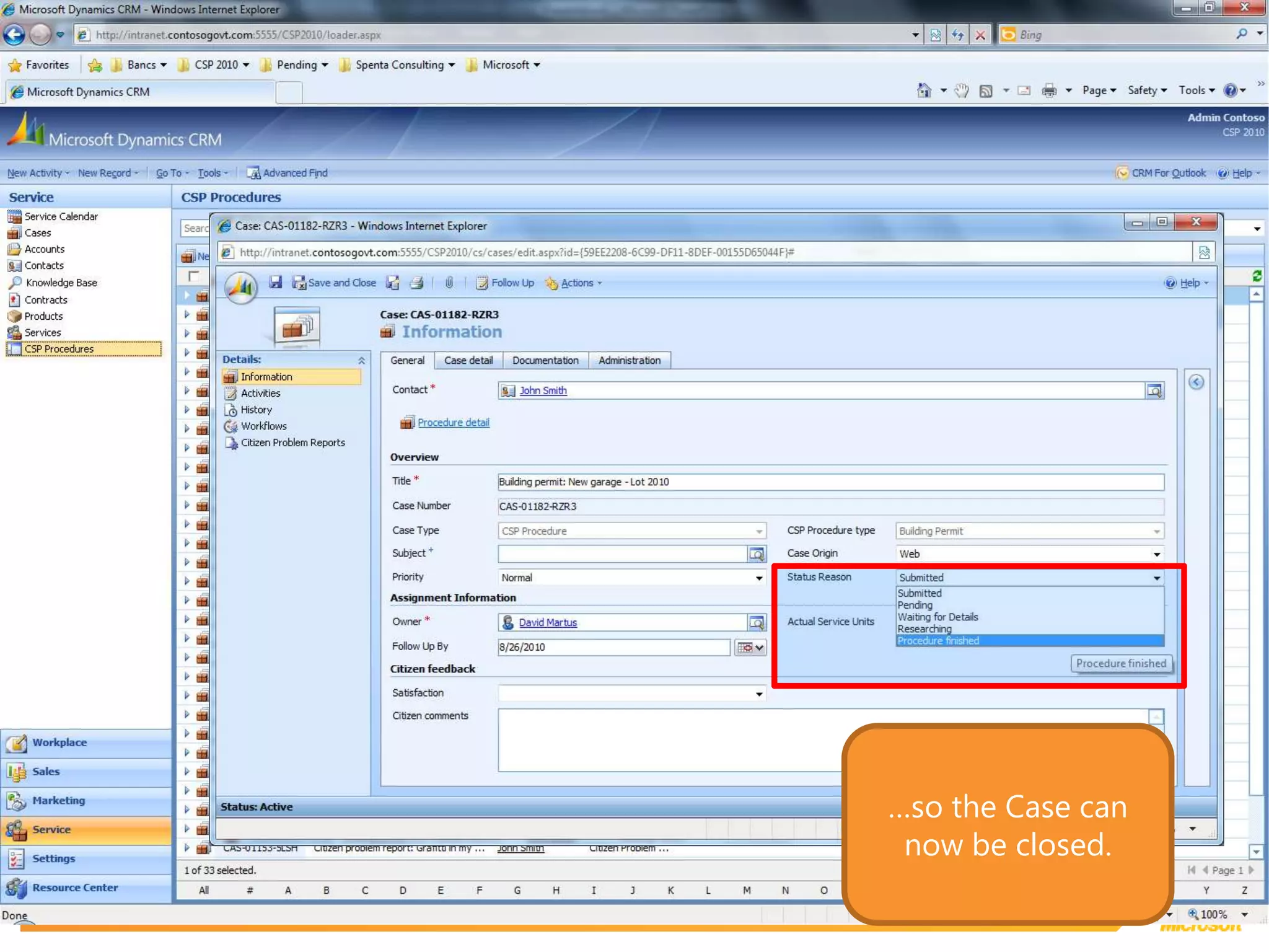 …so the Case can now be closed.