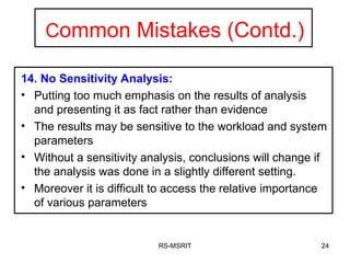 Computer System Performance Analysis CSE | PPT