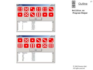 RollDie.cs  Program Output 