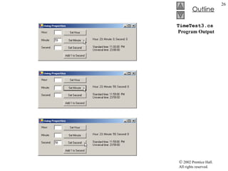TimeTest3.cs  Program Output 