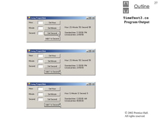 TimeTest3.cs  Program Output 